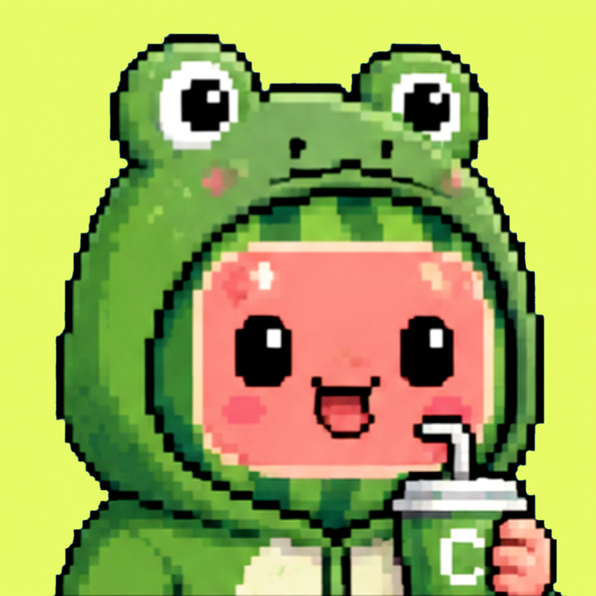 Cucumelon #006 pixel art NFT